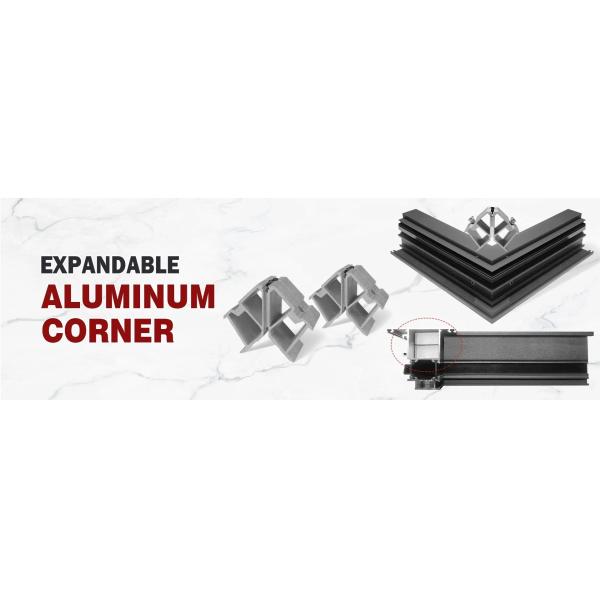 Quality Expandable Aluminium Hardware Corner Joint Convenient And Swift Installation for sale