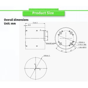 RS422 Output UNIVO UBTU300Y Navigation Inertial Attitude/Azimuth Reference