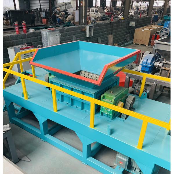 Customizable Waste Rubber Soft Rubber Products Twin Shaft Hob Shredder at