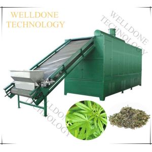 Large Scale Infrared Conveyor Dryer , Adjustable Moving Speed Conveyor Belt Oven
