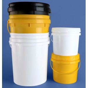 Stackable Five Gallon Plastic Bucket With Lids IML Printing