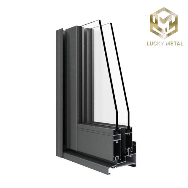 Quality Weatherproof Aluminium Door Frame Profile With Integrated Sealing System for sale