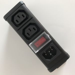 Electrical 2 Way Aluminum Shell AC Power Distribution Unit With Waterproof