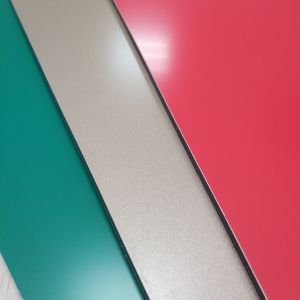 Fire Resistance Aluminium Composite Panel , Alu Composite Panel High Gloss