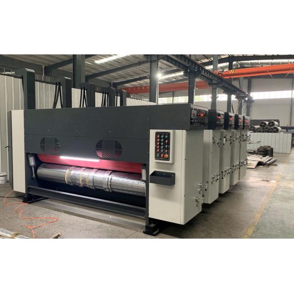 Fully Auto Printer Slotter Die Cutter Machine High Definition Flexo Printing