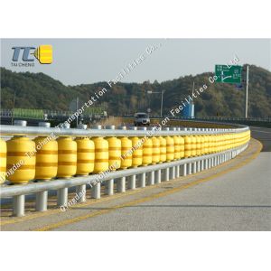 PU Foam / EVA Rolling Guard Barrier Anti Collision With Light Reflecting