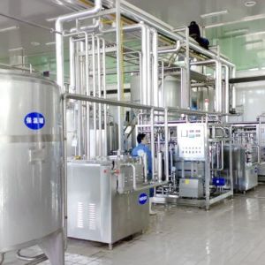 SUS316 Dairy Pasteurization UHT Milk Processing Line