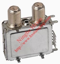 Wholesale two f connector with shield from china suppliers