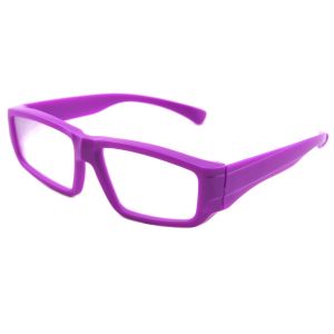 Purple Plastic Diffraction Glasses Use 0.35mm Thickness Lens