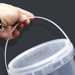 2L Capacity Plastic Pail With Lid for Cheese and Cream Storage Food Grade