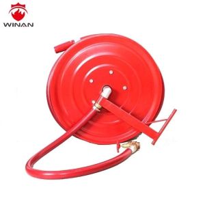 China Wall Mounted First Aid Fire Hose Reel 25mm Or Customized Inside Dia. on sale