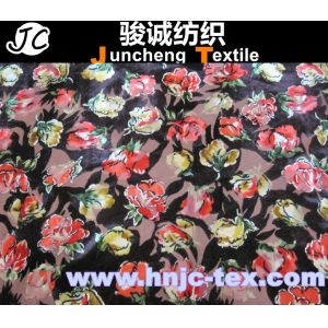 New fabric flower pattern burnout spendex and polyester blend elastic fabric
