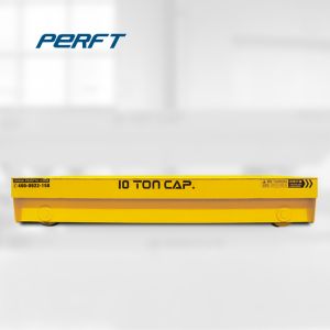 50t Molten Iron Casting Rail Electric Heavy Load Cart For Warehouse