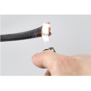 Clear Cut Monofilament PET Expandable Braided Sleeving UV Resistant