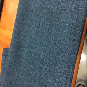 19181-014 Weft Suede Polyester Jacquard Linen Like Fabric for Home Textile