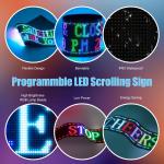 Mini Flexible LED Display 12*48 Pixels Programmable Soft Dot Matrix Screen for