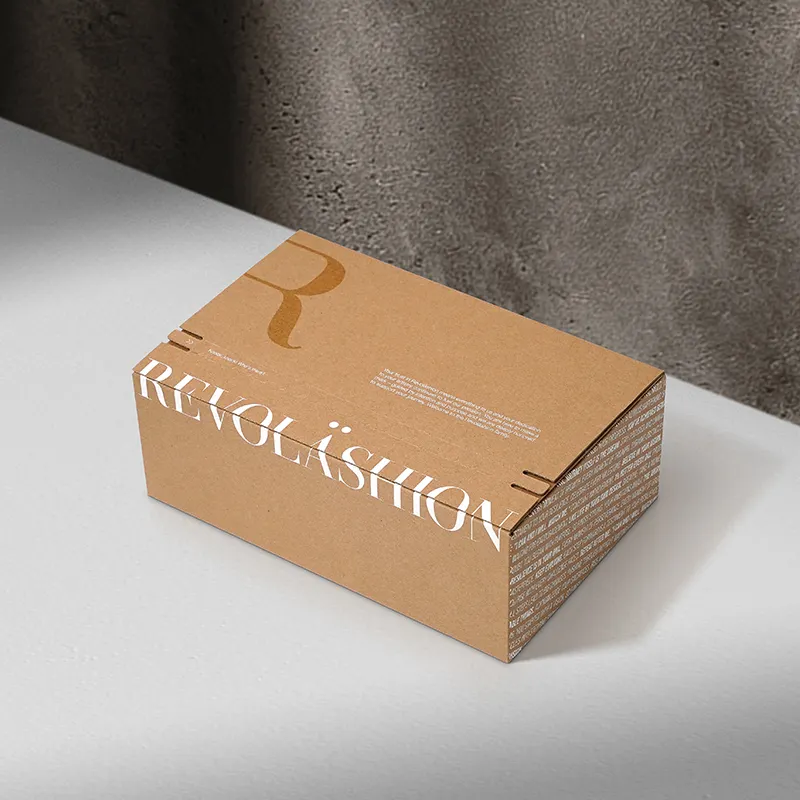 Custom Cardboard Envelope Mailer Carton Zipper Strip Adhesive Tear Strip