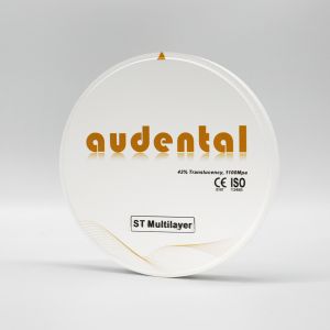China Super Translucency Round Disk Dental Lab ST/DST Multilayer zirconia block with CAD/CAM System on sale