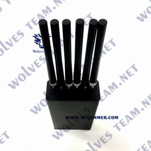 Handheld 6 Antennas Wifi Jammer Signal Wireless Communication
