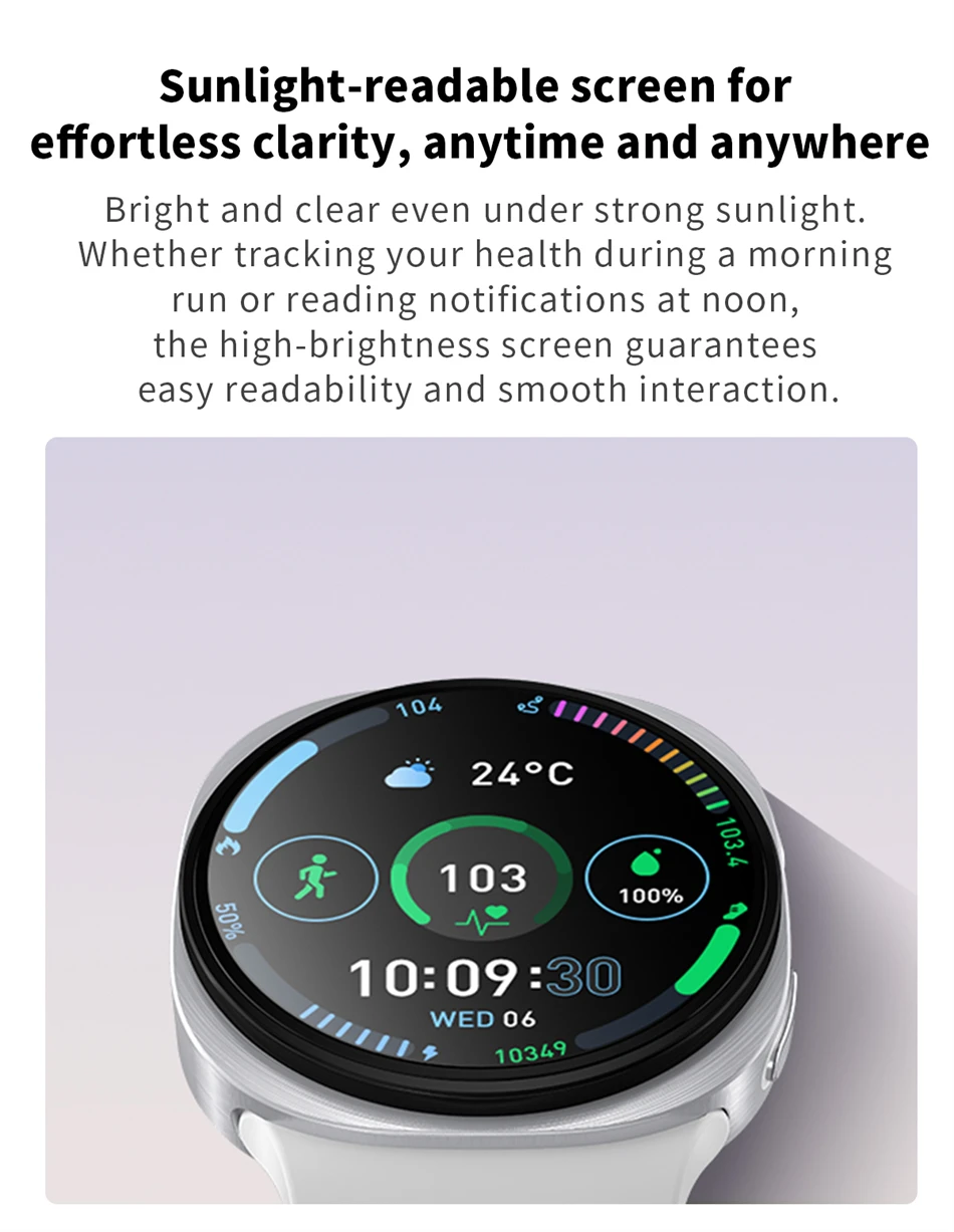 HD8Mini Smartwatch BT Call Wireless Charging BT5.4 SOS Emergency