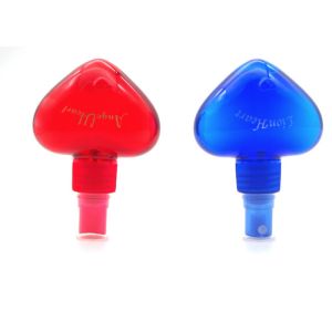 40ML Heart Shaped Custom Portable Perfume Spray Capacity Plastic PET Jugs with