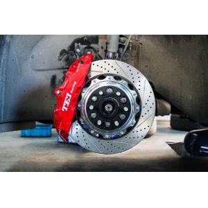 TEI Racing BBK P60NS 6 Piston Forged two - pieces Caliper Brake Kit For Cadillac