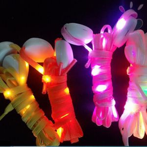 Fashionable luminous led glowing shoelace Casual Woman Shoes Custom custom color