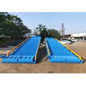 2000mm Width 10 Ton Container Q235B Mobile Yard Ramp