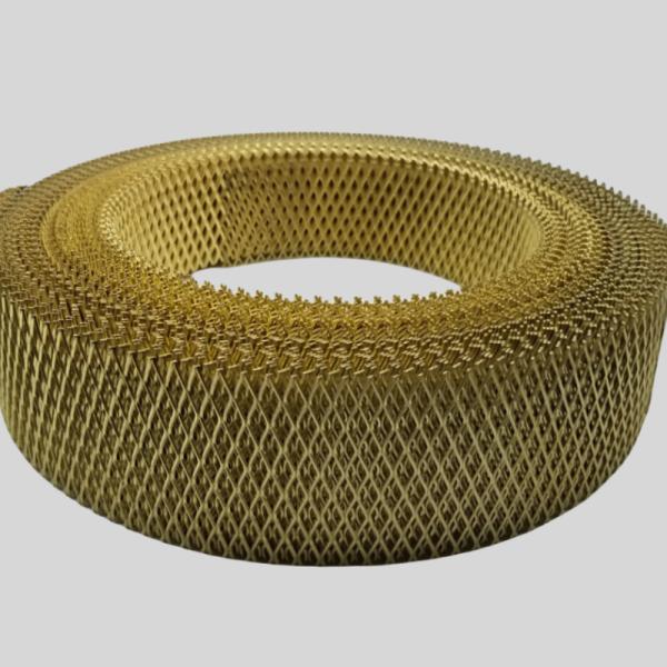 Quality Expanded Copper Brass Electromagnetic Shielding Mesh For Room Shielded for sale