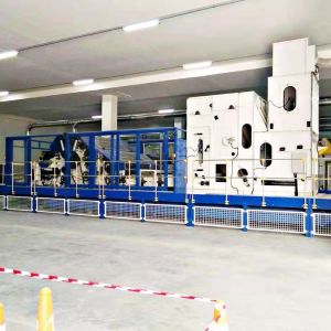 New model nonwoven carding machine for wool fiber