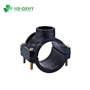 China Equal Round Head Code Plastic PP Compression Fittings Clamp Saddle for Irrigation on sale