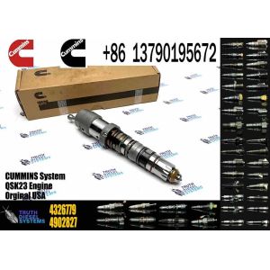 Common Rail Injector Fuel Injecto 4326779 4928346 4928349 for QSK23 Excavator