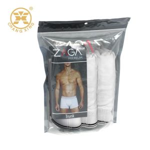 CPPFrosted Matte Underwear Biodegradable Poly Bags For Packaging Swimwear
