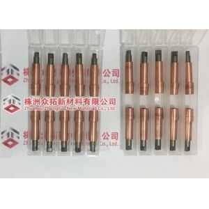 Spot Welding Tip Molybdenum Products For Copper Wire Welding , Silver Part