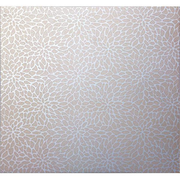 Pressed Textured Aluminum Ceiling Artistic , Embossed False Ceiling Tiles for