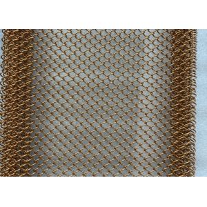 Gold Color 6mm Hole size Decorative Chain Link Curtain For Building decoration