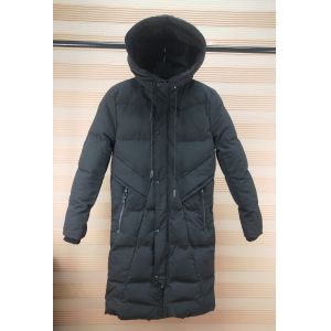 Fashionable Womens Lightweight Padded Jacket Zipper Closure With Fix Hoody