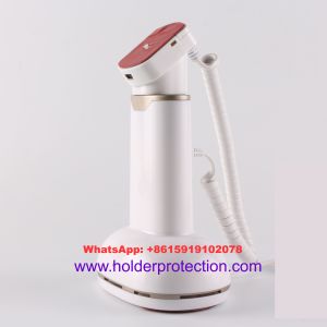 COMER anti-theft cable locking Gripper stand mounts for mobile phone alarm