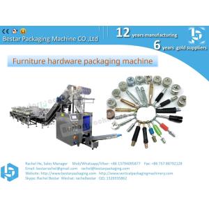 Hardware packing machine with 23 counting bowls customized with glue surface