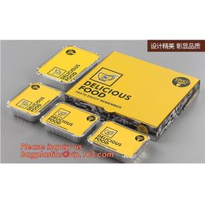 aluminum foil square container disposable Aluminum foil square container