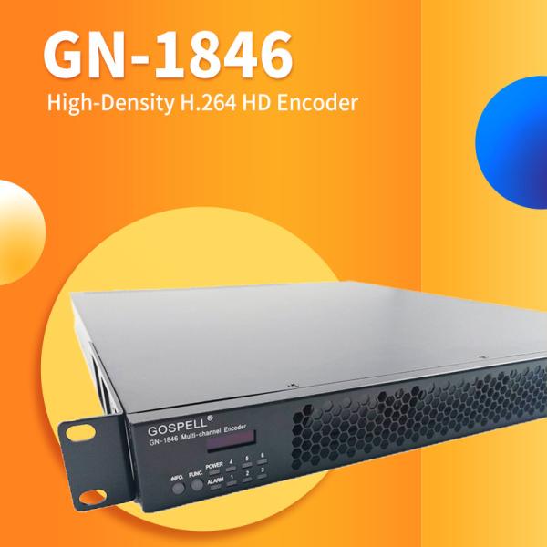 Quality Gospell GN-1846 12-Ch H.264 HD Encoder HDMI Input Options Digital TV Encoder With Broadcast for sale