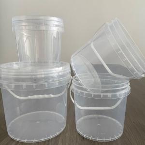 1.0 to 2.5 MM Thickness Tamper Proof Plastic Bucket With Cover Round Tubs