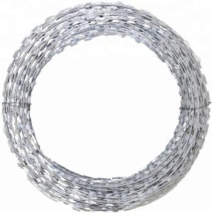 Razor Fencing Wire Bto-22 Hot Dipped Galvanized Concertina Razor Wire