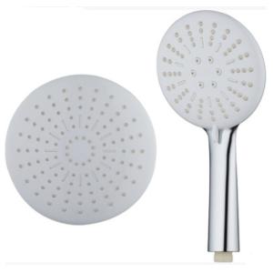 Wholesale High quality chrome plating shower head hand shower top shower spray shower set three flows from china suppliers