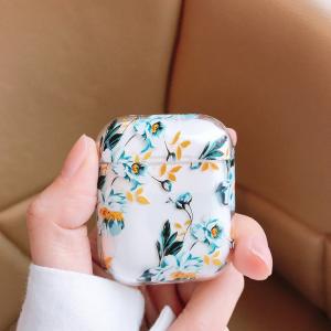 Silk Print Pattems Protective Silicone Cover Compatible with Apple AirPods 2 and