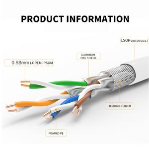 KICO Round CAT7 Sstp Patch Cord Cable CAT 7 Shielded Network Cables Lan Cable