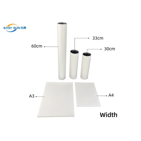 Double Sides Matte PET DTF Film A3 A4 For Heat Transfer Printing