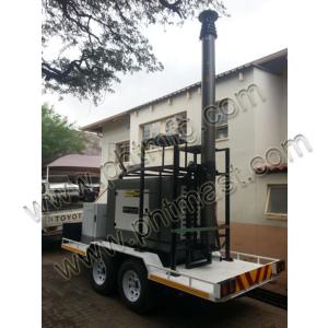 Wholesale Trailer Mounted 18m non-lockable pneumatic telescopic masts-80106180 from china suppliers