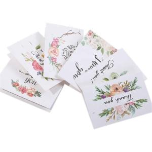 3 LR44 Multiple Design Custom Thank You Gift Card Set With Envelope 2.93 Ounces