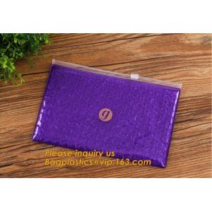 Bubble k bag/bubble slider bag/bubble zipper bag customize color size printing